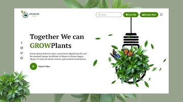 HOW TO CREATE A MODERN RESPONSIVE PLANT WEBSITE USING HTML, CSS & JAVASCRIPT ｜ STEP-BY-STEP TUTORIAL