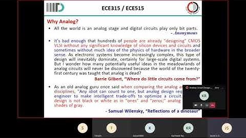 Lec 1 - Introduction to Analog IC Design