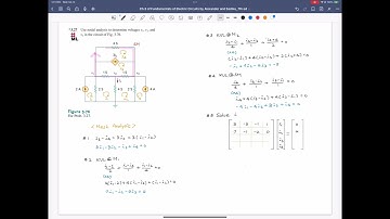 Problem 3.27 (2) Mesh Analysis, Fundamentals of Electric Circuits, 7th ed, Alexander / Sadiku