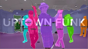 Detectron2 | Panoptic Segmentation | Uptown Funk | 1MILLION Dance Studio