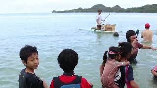 最南端八重山の海開き　底地ビーチ盛り上がる