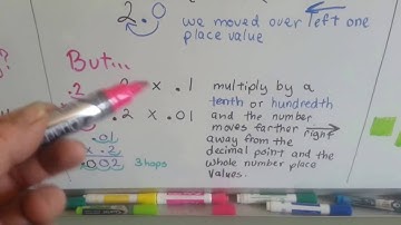 Grade 5 Math #4.7, Multiply Decimals, Where Does the Decimal Point Go?