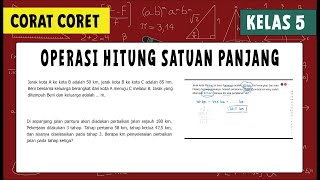 SOAL CERITA OPERASI HITUNG SATUAN PANJANG | KELAS 5