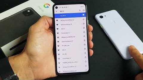 Pixel 3a/4a: How to Connect to Wifi Network Internet