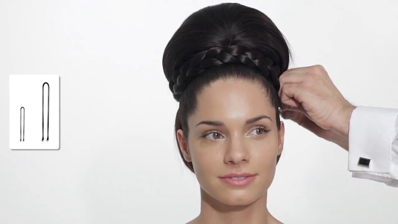 Tutorial de Pelo: Moña de Moda. Recogido. Peinado para Boda - ES - YouTube