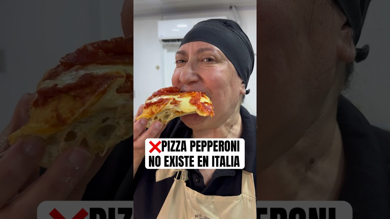 ❌ PIZZA PEPPERONI en ITALIA NO EXISTE 🇮🇹 #chefroberta #pizza #pizzalover