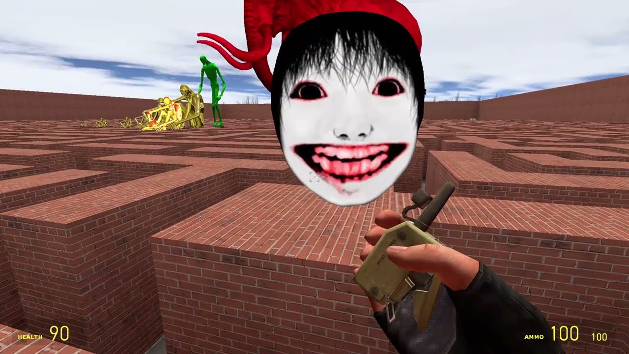 SCP-096 VS MY NAME IS AUUGHH UNLIMITED NEXTBOTS IN GMOD#topgmodgaming #gmod #garrysmod