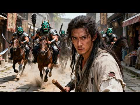 The beggar being hunted turned out to be a Kung Fu master who could defeat his enemies with one move