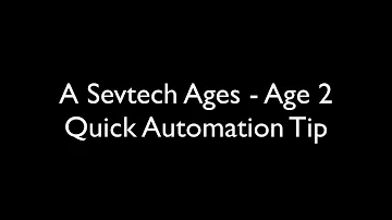 Sevtech Ages - Age 2 - Quick Automation Tip