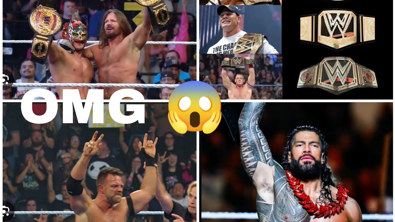 Roman Reigns 2025 Total matches,Win/Loss, John Cena 1st wwe superstars/Wwe Championevery version