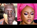 UNBELIEVABLE 😳🔥 NIGERIAN GRANDMA BRIDAL MAKEUP TRANSFORMATION💄MAKEUP TUTORIAL ✂️