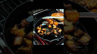 Chicharron Pork Belly a la parrilla y air fryer