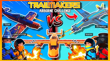 We went up against ScrapMan & Kosmo in an Epic Air-Air Battle! (Airborne Challenge) | Trailmakers
