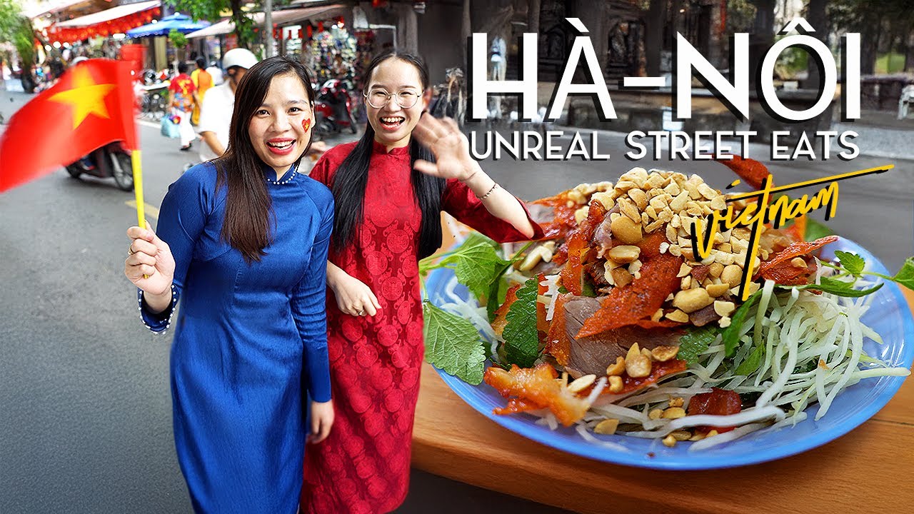 Гастрономический тур по уличной еде в Ханое — Бун Дау, Утка и другие скрытые жемчужины 🇻🇳