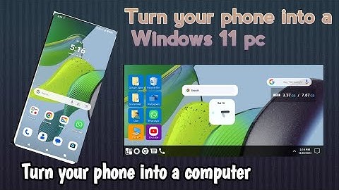 Turn Your Phone Into A *Windows 11* Pc. Win 11 Launcher For Android