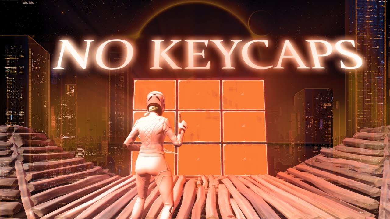 Can You Play Fortnite With NO KEYCAPS? (Fast Editing Challenge)