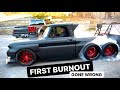 FIRST LSX TANDEM AXLE C1O SLAYER BURNOUT *GONE WRONG*