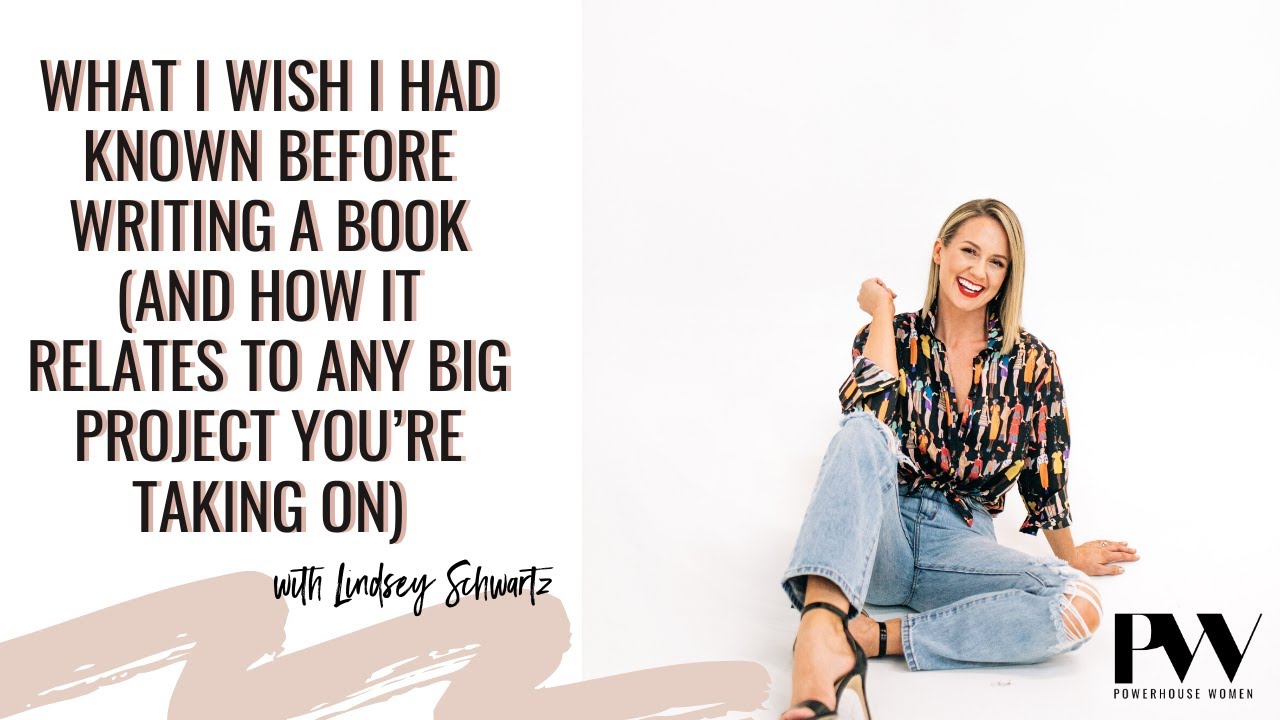 What I wish I had known before writing a book & how it relates to ANY ...
