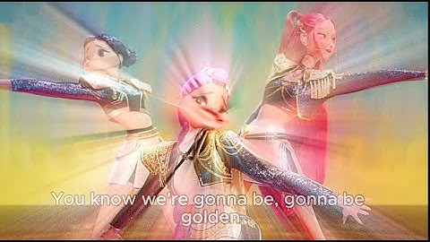 I sped up "Golden" every time Rumi sang the word: GOLDEN (not as funny as soda pop)