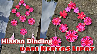 Hiasan Dinding Bunga Sakura Origami Kirigami Kertas Lipat | Home Decor | Room Decor | Wall Decor