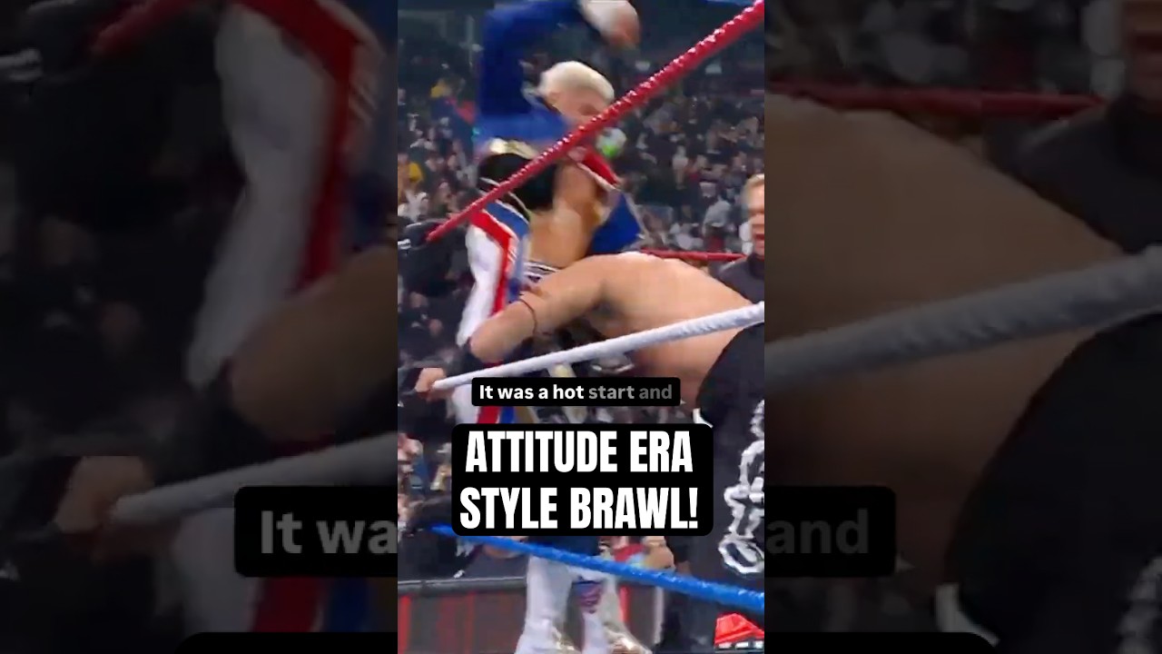 Бой Коди Роудса и Джейкоба Фату в стиле эпохи Attitude Era! 🔥