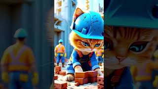 Cute Kitten Playing Adorable Cat Model