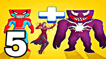 Superhero Monster Merge Master - Walkthrough Part 5 Levels 71-83  - Android Gameplay