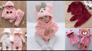 Baby girl winter outfit collection || beautiful trending 1 Year baby winter dress designs 2023 | screenshot 4