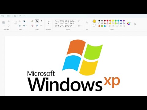 How to draw the Windows XP logo using MS Paint | How to draw on your computer