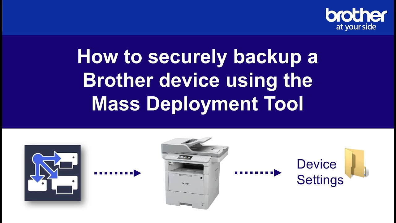 How to securely backup a Brother device using the Mass Deployment Tool ...