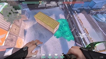 Sage slow orb lineup for B yellow from B garage on Icebox