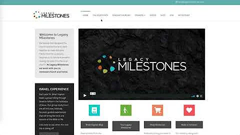 Milestones Website