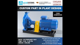 Plant 3D - Create Custom Part