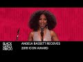 Angela Bassett Receives The 2019 ICON Award At The BGR Awards BLACK GIRLS ROCK Angela Bassett Receives The 2019 ICON Award At The BGR Awards BLACK GIRLS ROCK