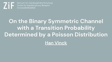 On the Binary Symmetric Channel with a Transition Probability - Han Vinck