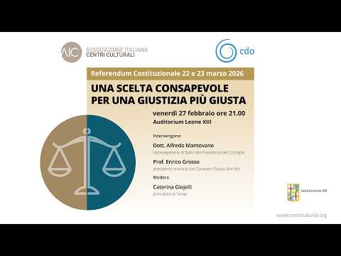 Video Referendum 2026: Una scelta consapevole per una giustizia più giusta