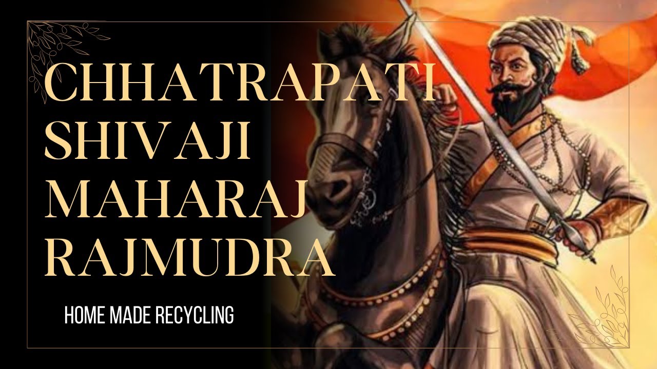 How to make Chhatrapati Shri Shivaji maharaj's Rajmudra || Arts & Crafts with Sarang 