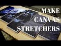 45 min. project - Simple canvas stretchers for cheap eBay canvas