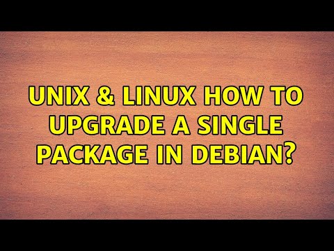 Unix & Linux: How to upgrade a single package in debian? (3 Solutions!!)