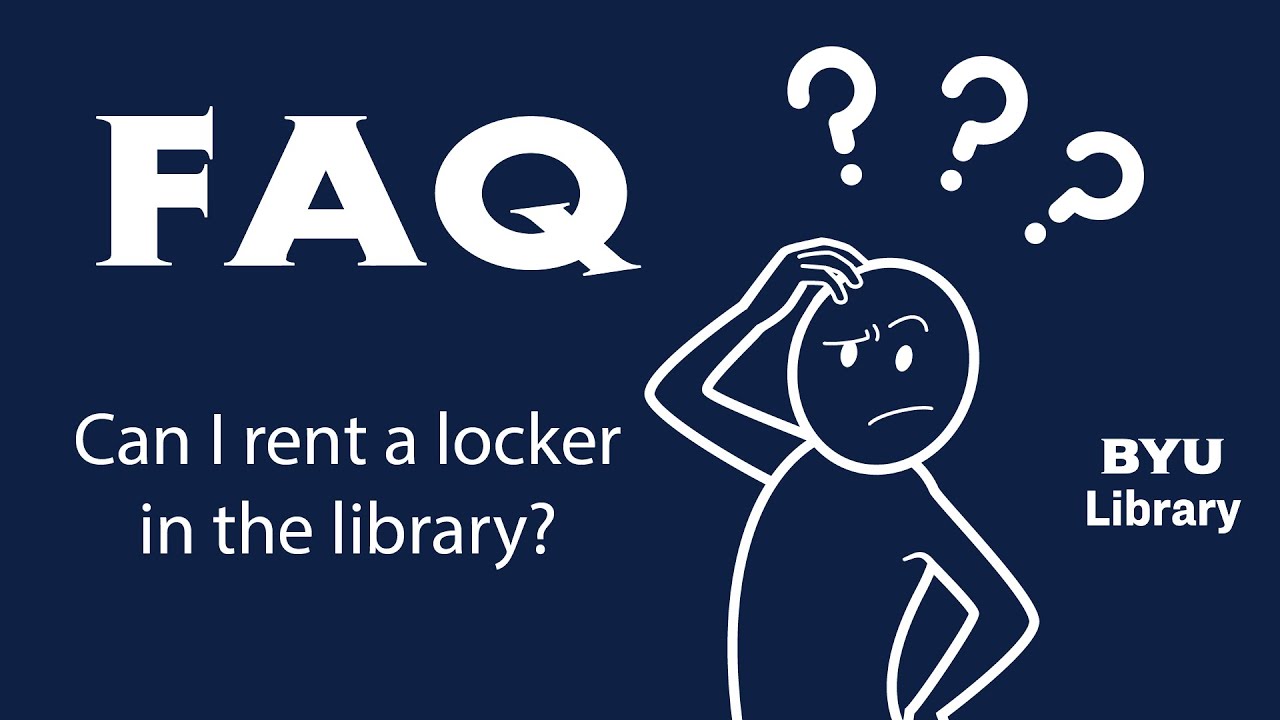FAQ: Can I rent a locker in the library?