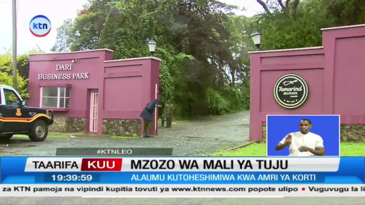 Mvutano wa Ardhi: Tuju Arejea Kudai Mali ya Mabilioni