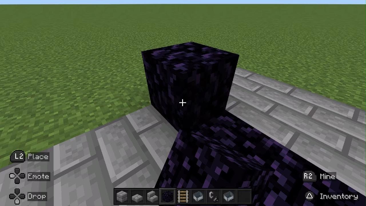 How to build a hidden room behind a nether portal