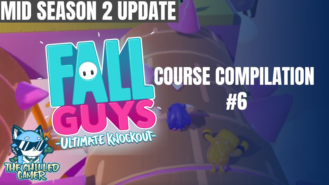 NEW Fall guys season 2 update -  game play course compilation #6