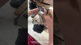 🔧 Inside Footwear Manufacturing: Precision Needlework Technology 👟