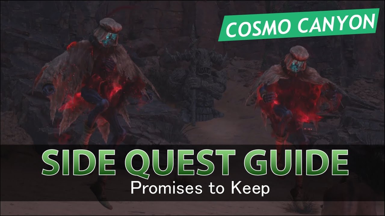 FFVII Rebirth - Promises to Keep Side Quest - Walkthrough - Cosmo Canyon Region - Magnify Materia