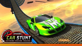 Impossible Car Stunt Games: Extreme Racing Tracks #10 (Android Gameplay) Mega Ramp Mode *TGaming01* screenshot 4