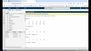 MATLAB: 2D Matrix