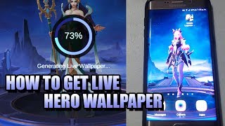There is now a feature in mobile legends where you can use your hero
as live wallpaper for phone. hero's animation will constantly be
played a...