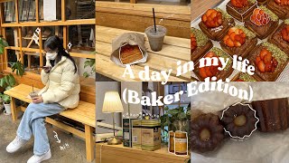 [a day in my life] working at a japanese bakery ☕