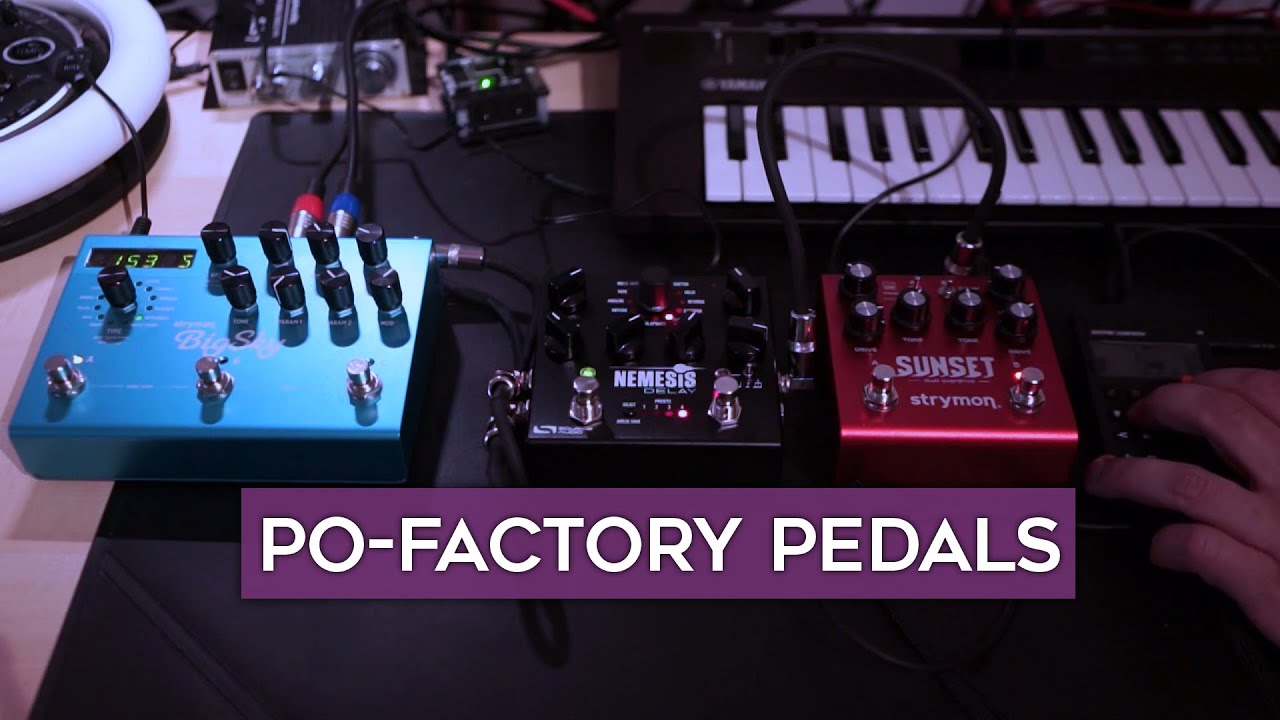 Pocket Operator 16 "Factory" and some guitar pedals YouTube